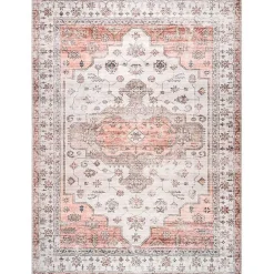 Kirklands Home Area Rugs|Natural Faded Vintage Washable Area Rug, 5x8