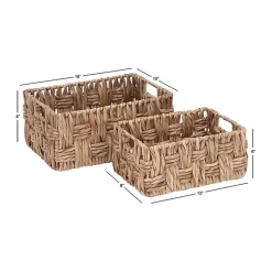Natural Fibers 2-pc. Jute Basket Set Baskets & Boxes