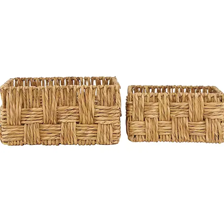 Natural Fibers 2-pc. Jute Basket Set Baskets & Boxes