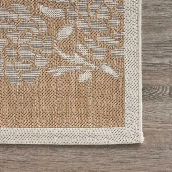 Kirklands Home Outdoor Rugs|Natural Flamingo Indoor/Outdoor Area Rug, 5x7