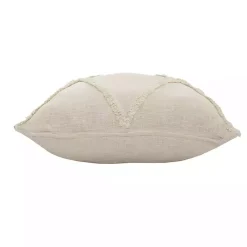 Sale Natural Fringe Diamond Pillow, 26 in. Pillows