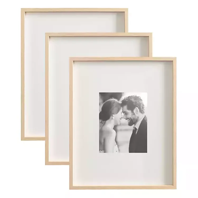 Kirklands Home Gallery Wall Frames|Natural Gibson 3-pc. Gallery Wall Frame Set