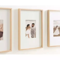 Kirklands Home Gallery Wall Frames|Natural Gibson 3-pc. Gallery Wall Frame Set