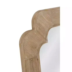 Kirklands Home Decorative Mirrors|Natural Honey Wood Phillip Wall Mirror