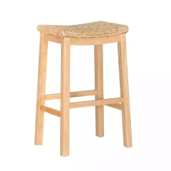 Kirklands Home Bar Stools & Counter Height Stools|Natural Hyacinth Haysom Bar Stool Tan