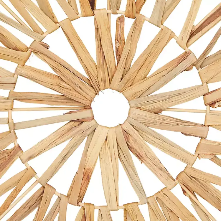 Clearance Natural Hyacinth Sunburst Sculpture Statues & Figurines