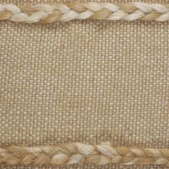 Natural Jute Braided Stripe Throw Pillow, 20 in. Pillows