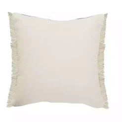 Natural Jute Braided Stripe Throw Pillow, 20 in. Pillows