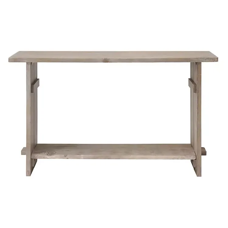 Kirklands Home Console Tables|Natural Mango Wood Farmhouse Console