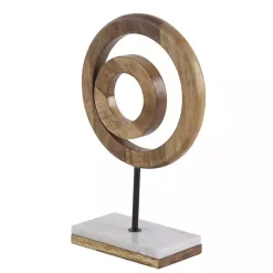 Sale Natural Mango Wood Rings Sculpture Statues & Figurines