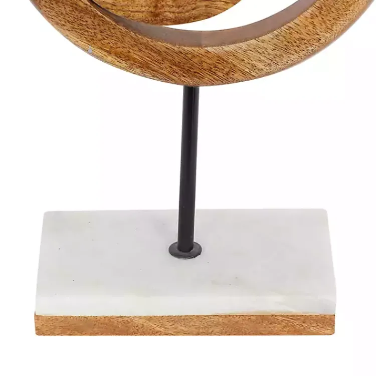 Sale Natural Mango Wood Rings Sculpture Statues & Figurines