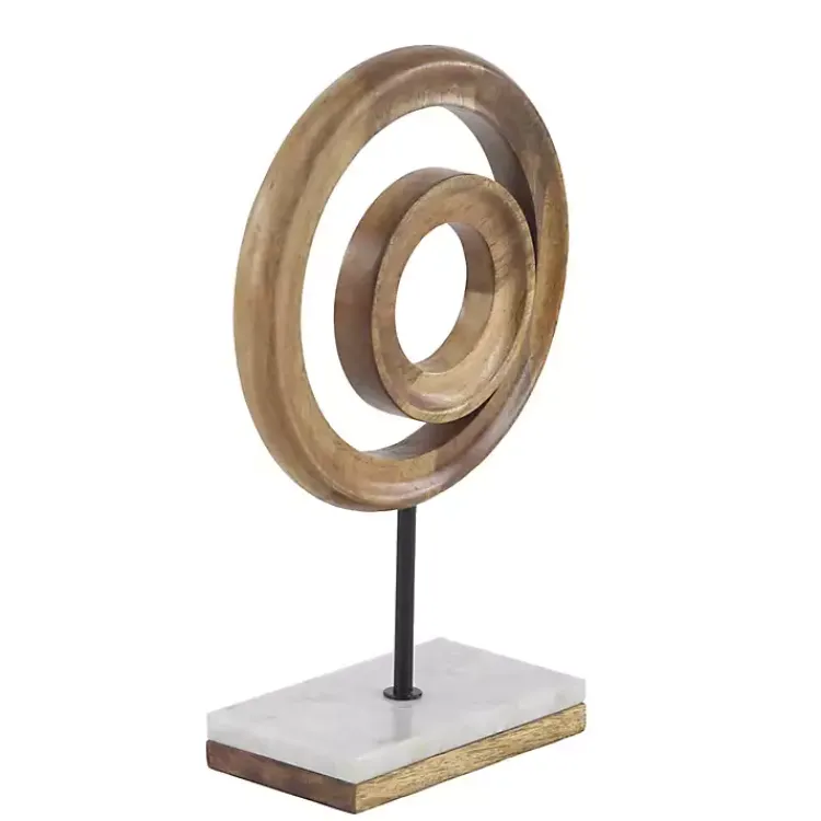Sale Natural Mango Wood Rings Sculpture Statues & Figurines