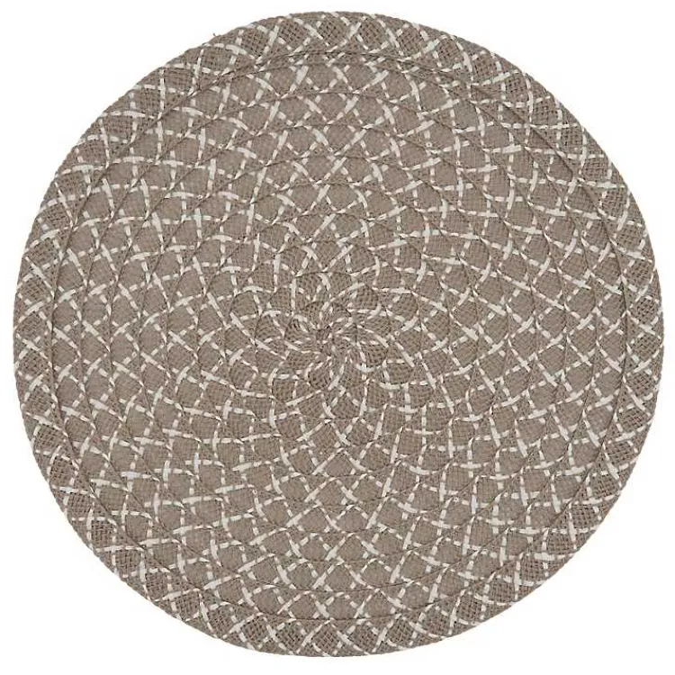 Kirklands Home Table Linens|Natural Paper Woven Placemats, Set of 4 Brown