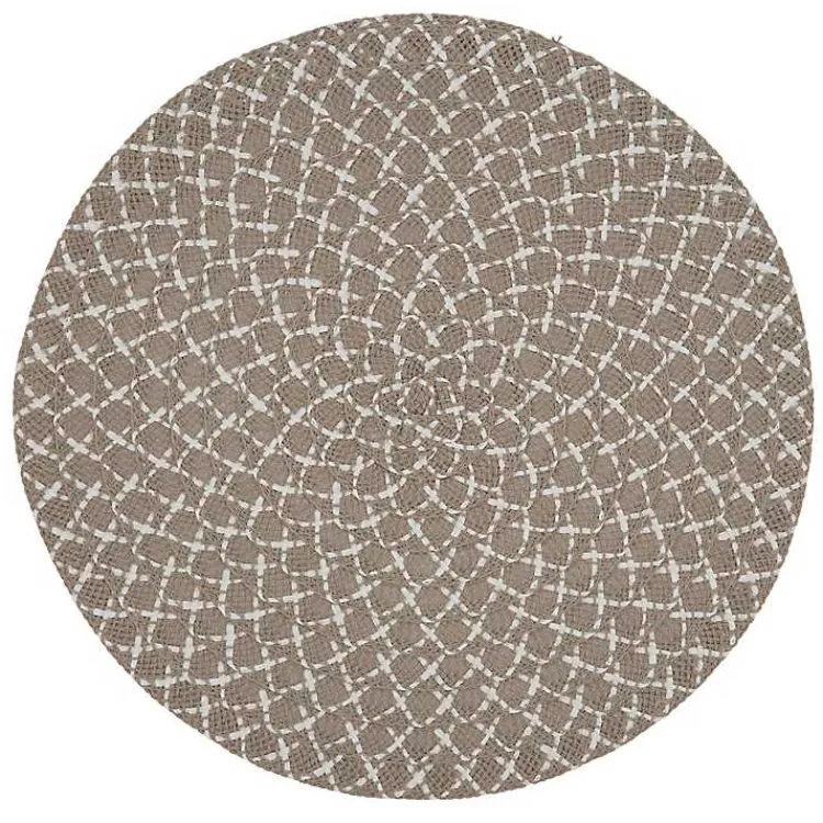 Kirklands Home Table Linens|Natural Paper Woven Placemats, Set of 4 Brown