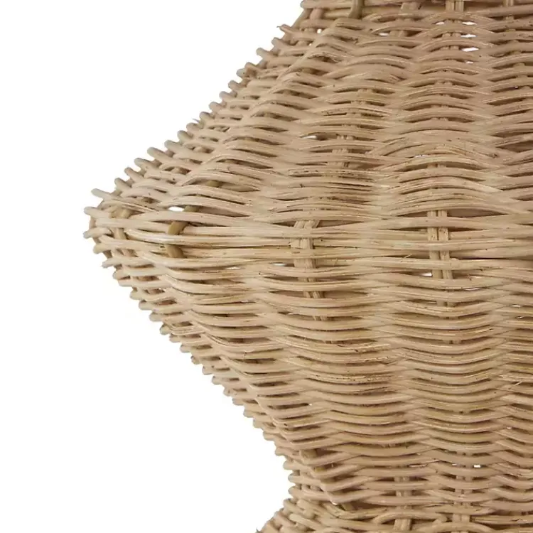 Discount Natural Rattan Hourglass Vase Vases