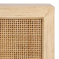 Kirklands Home Wall Storage|Natural Rattan Wall Cabinet with Shelf