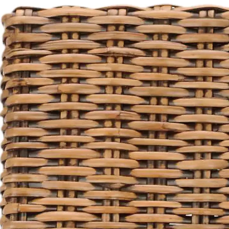 Kirklands Home Dining Chairs|Natural Rattan Wood Woven 2-pc. Dining Chair Set Brown