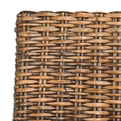 Kirklands Home Dining Chairs|Natural Rattan Wood Woven 2-pc. Dining Chair Set Brown