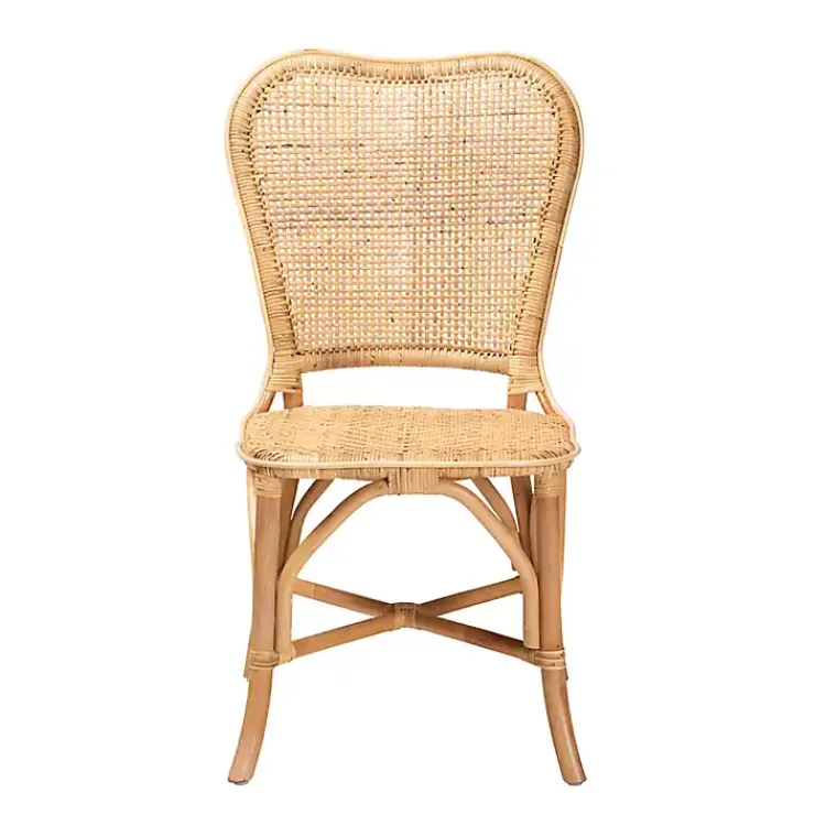 Kirklands Home Dining Chairs|Natural Rat Woven Irene Dining Chair Tan