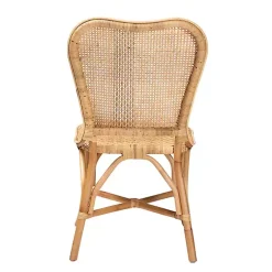 Kirklands Home Dining Chairs|Natural Rat Woven Irene Dining Chair Tan