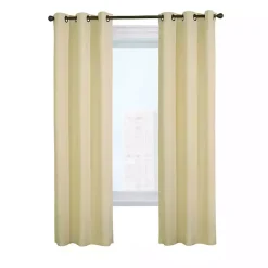 Kirklands Home Curtains & Drapes|Natural Room Darkening Curtain Panel Set, 54 in. Tan