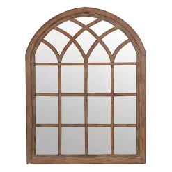 Kirklands Home Decorative Mirrors|Natural Sadie Arch Mirror Brown