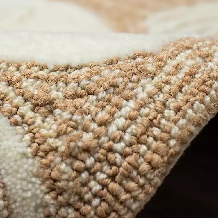 Kirklands Home Outdoor Rugs|Natural Sand Dollar Outdoor Accent Rug