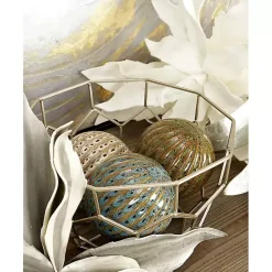 Discount Natural Shades Ceramic 4-pc. Orb Filler Set Bowl Filler