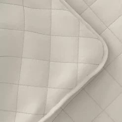 Kirklands Home Quilts|Natural Stitched Diamond 2-pc. Twin Quilt Set Ivory