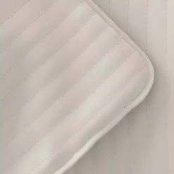 Kirklands Home Quilts|Natural Stitched Stripes 3-pc. Queen Quilt Set