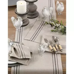 Kirklands Home Table Linens|Natural Striped Linen Table Runner