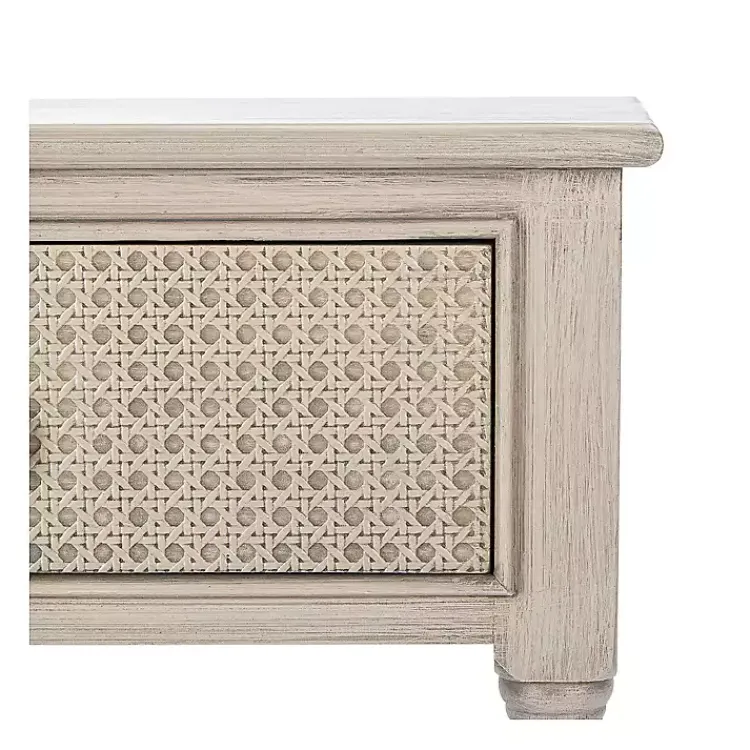 Kirklands Home Console Tables|Natural Textured 2-Drawer Console Table Tan