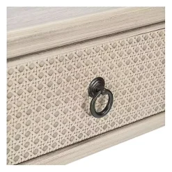 Kirklands Home Console Tables|Natural Textured 2-Drawer Console Table Tan