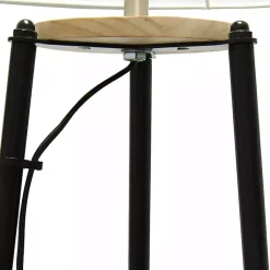 Kirklands Home Floor Lamps|Natural 3-Tier Tripod Floor Lamp