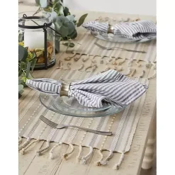 Kirklands Home Table Linens|Natural Tonal Stripe Placemats, Set of 6