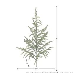 Hot Natural Touch Norfolk Pine Sprays, Set of 4 Christmas Arrangements & Garland