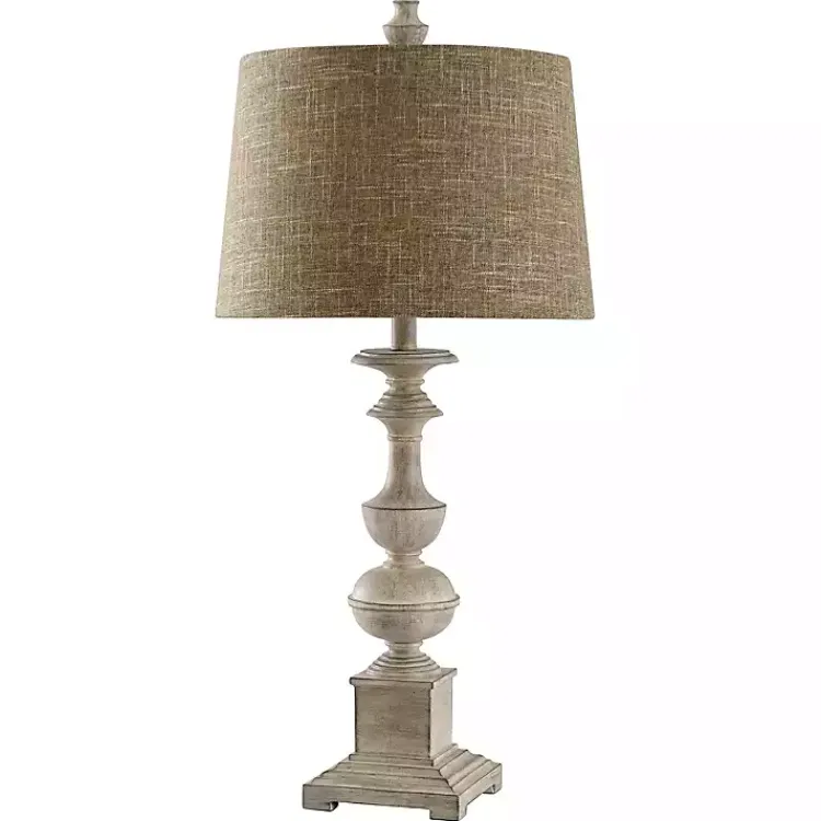 Kirklands Home Table Lamps|Natural Traditional Farmhouse Table Lamp Tan