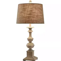 Kirklands Home Table Lamps|Natural Traditional Farmhouse Table Lamp Tan