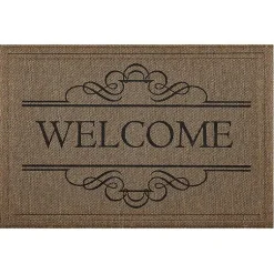 Kirklands Home Doormats|Natural Welcome Script Doormat
