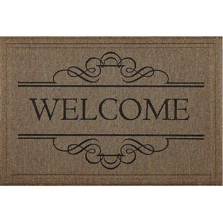 Kirklands Home Doormats|Natural Welcome Script Doormat
