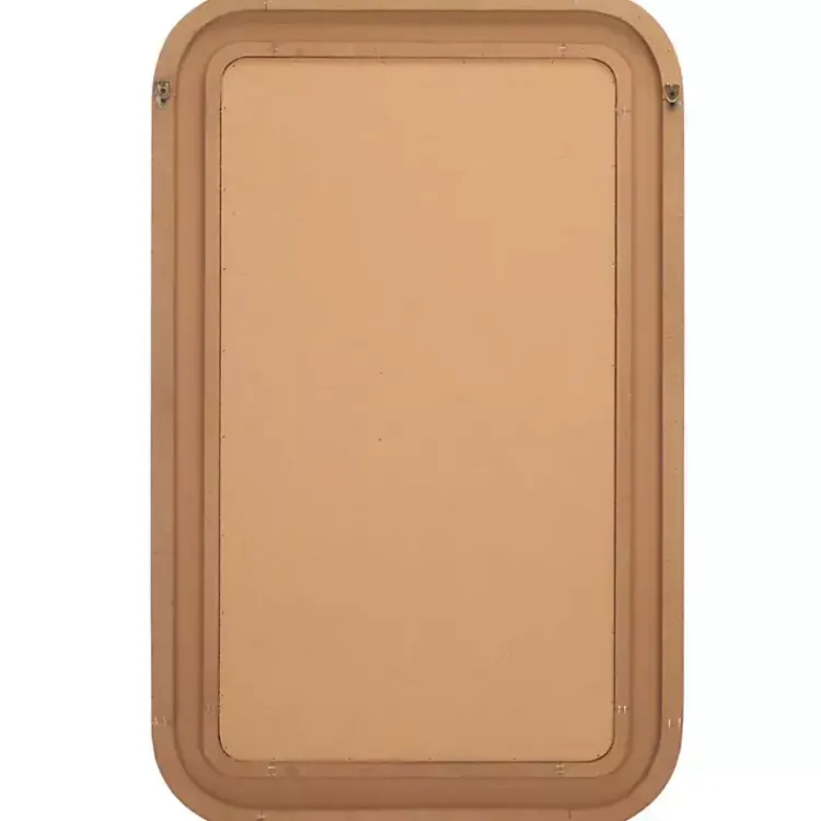 Kirklands Home Decorative Mirrors|Natural Wood and Rattan Alessa Wall Mirror