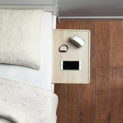 Kirklands Home Nightstands|Natural Wood Bedside Shelf Tan