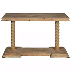 Kirklands Home Console Tables|Natural Wood Carley Console Table Tan