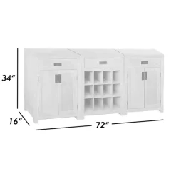 Kirklands Home Cabinets & Sideboards|Natural Wood Closed Modular Cabinet Tan