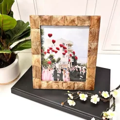 Sale Natural Wood Diamond Textured Picture Frame, 8x10 Picture Frames