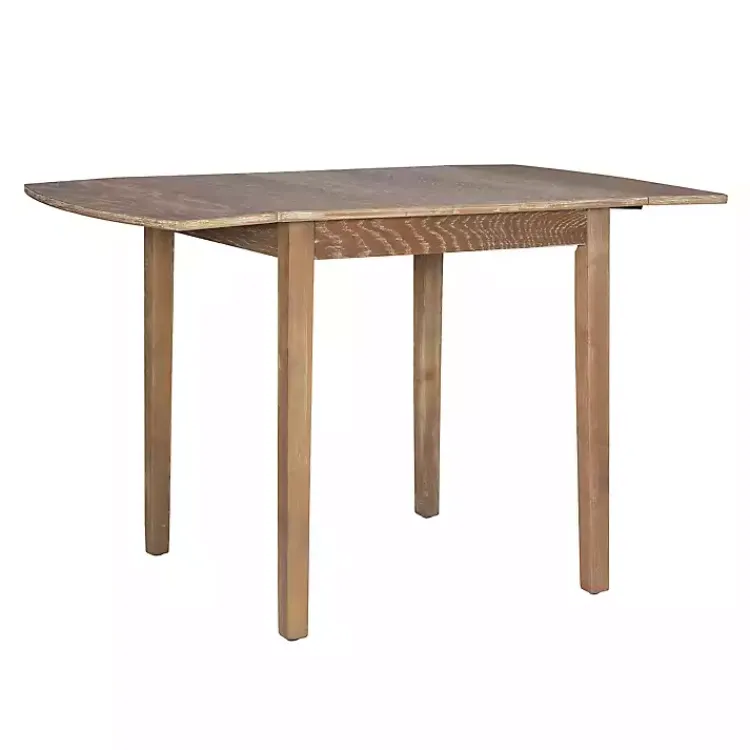 Kirklands Home Dining Tables|Natural Wood Drop Leaf Dining Table Tan