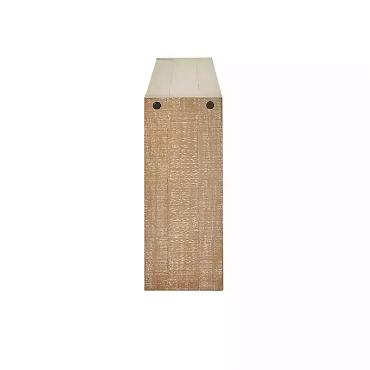 Kirklands Home Console Tables|Natural Wood Frame Console Table