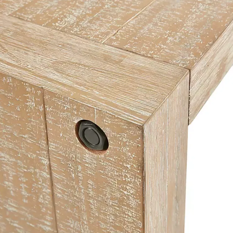 Kirklands Home Console Tables|Natural Wood Frame Console Table