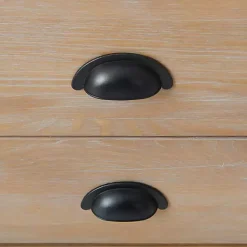 Kirklands Home Nightstands|Natural Wood Grain Open Storage Nightsd Tan