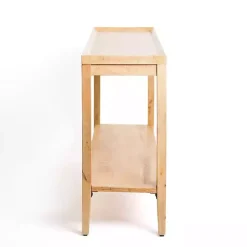 Kirklands Home Console Tables|Natural Wood Hughes Console Table Tan